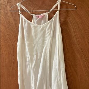 Lilly Pulitzer Cream Sleeveless Top
